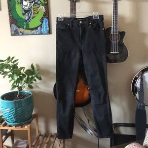 Black high waist jeans